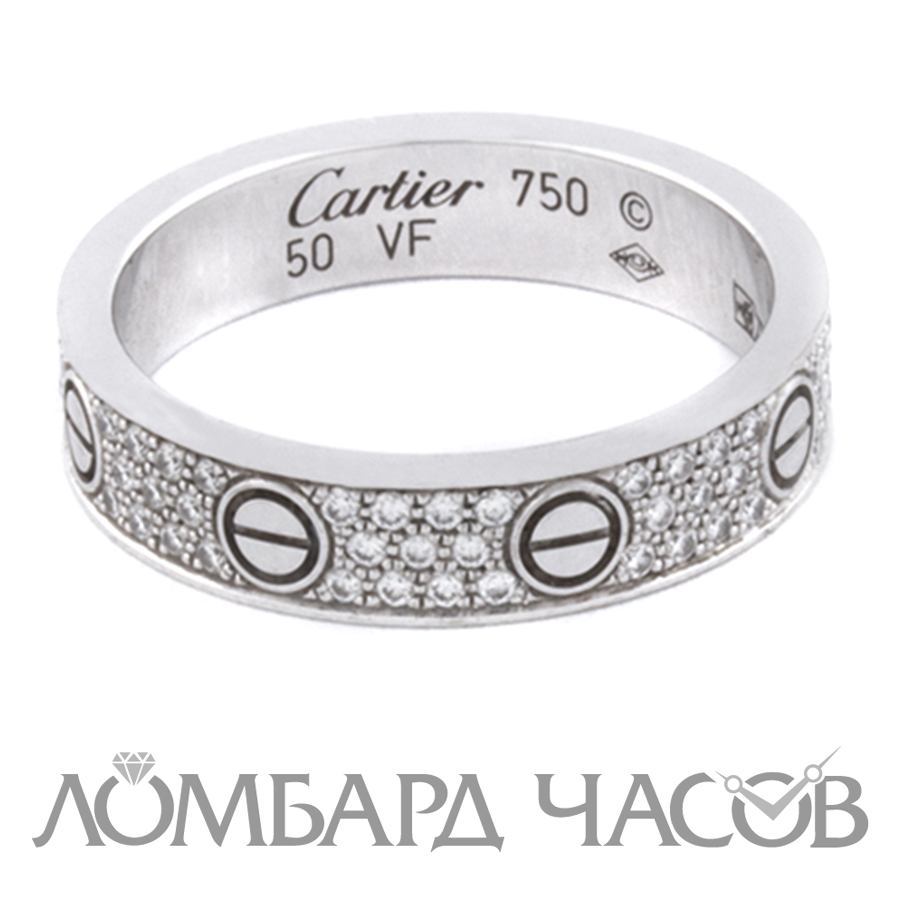 Ювелирное изделие Cartier  Love кольцо 
с бриллиантами