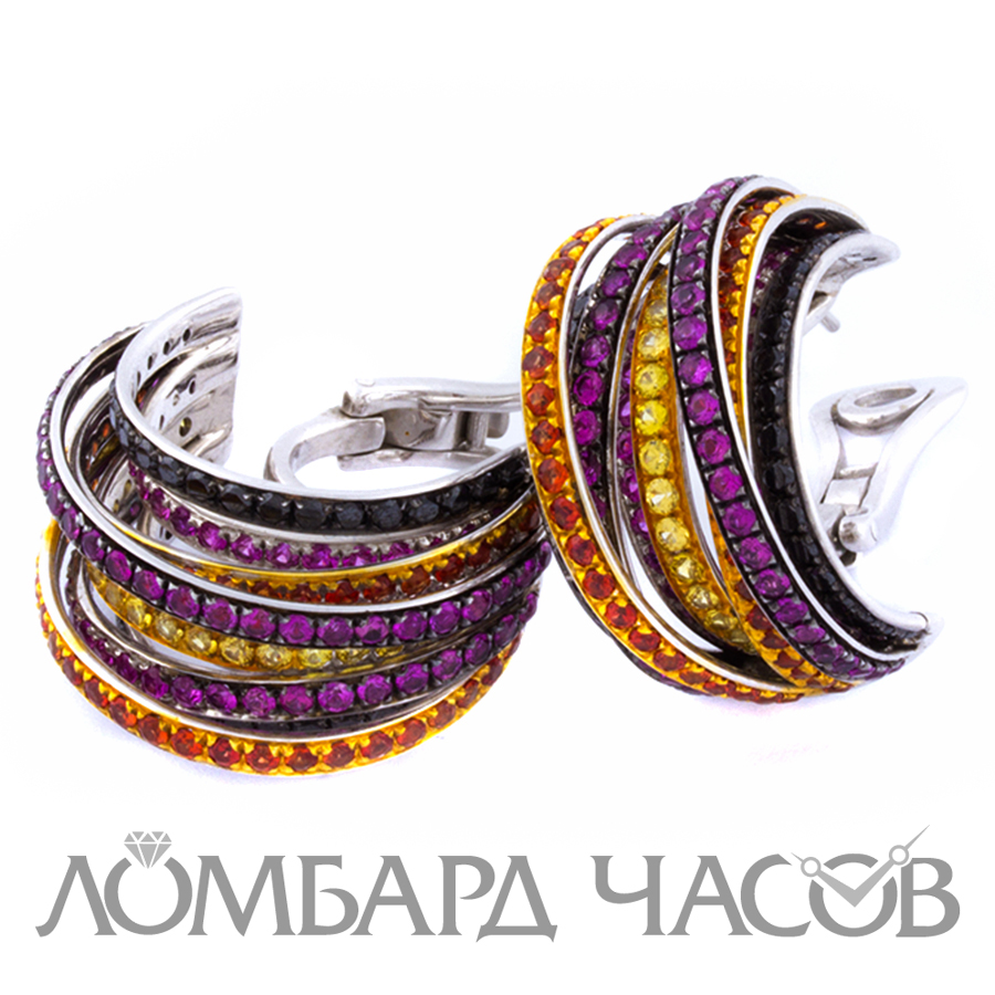 Ювелирное изделие de Grisogono  
серьги Allegra Color