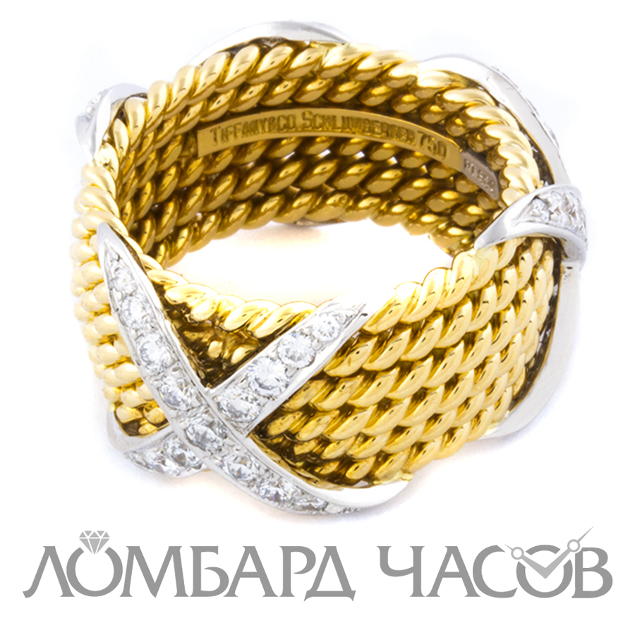 Ювелирное изделие Tiffany & Co 
 Schlumberger кольцо
