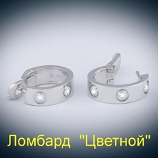 Ювелирное изделие Cartier  
"LOVE" серьги