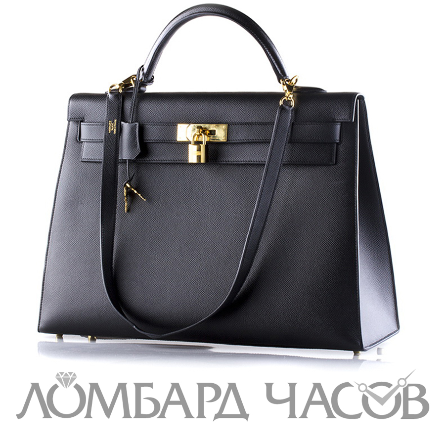 Hermes Kelly Black 40 5488