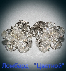 Ювелирное изделие Bvlgari Bulgari "Sapphire Flower" Diamond earrings