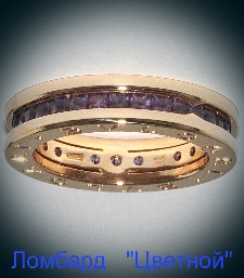 Ювелирное изделие Bvlgari  кольцо 
с аметистами