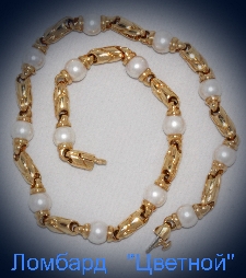 Ювелирное изделие Bvlgari  колье 
с жемчугом