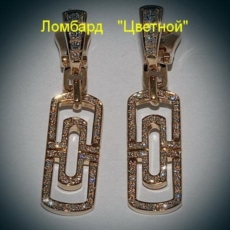Ювелирное изделие Bvlgari  серьги 
с бриллиантами