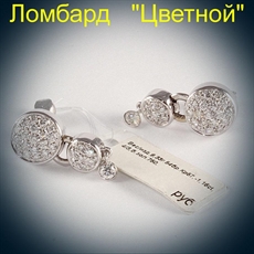 Ювелирное изделие Belluni  серьги 
с бриллиантами