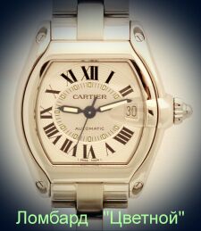 Швейцарские часы Cartier  
Roadster
