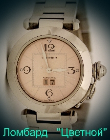 Швейцарские часы Cartier  Pasha C 
Ladies 35 мм Big Date