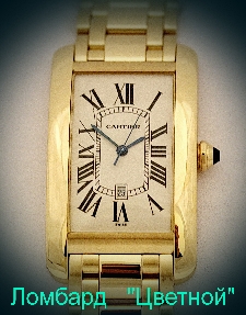 Швейцарские часы Cartier  Americaine 
Tank Large Size