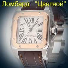 Швейцарские часы Cartier  Santos 
100 2-Tone Small Size