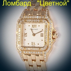 Швейцарские часы Cartier  Yellow 
Gold PANTHER