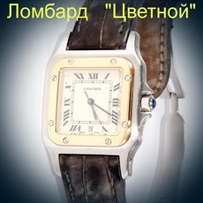 Швейцарские часы Cartier  
Santos Ladies