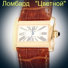 Швейцарские часы Cartier  
Divan Gold