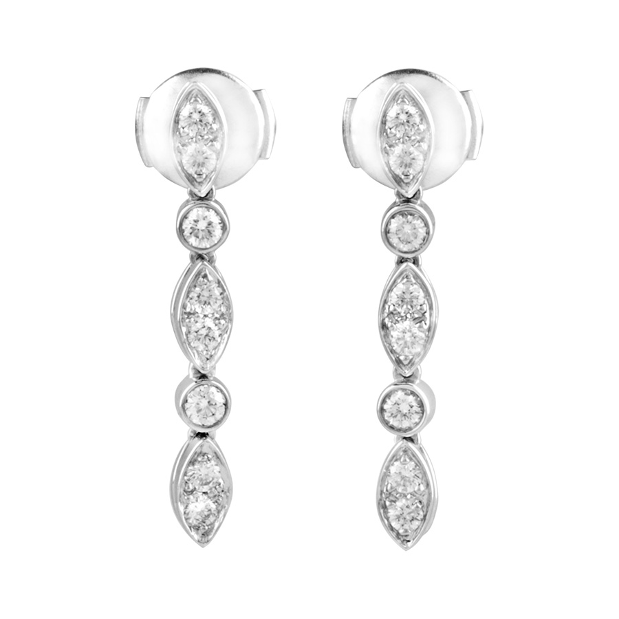 Ювелирное изделие Tiffany & Co  
Jazz серьги Pt 950