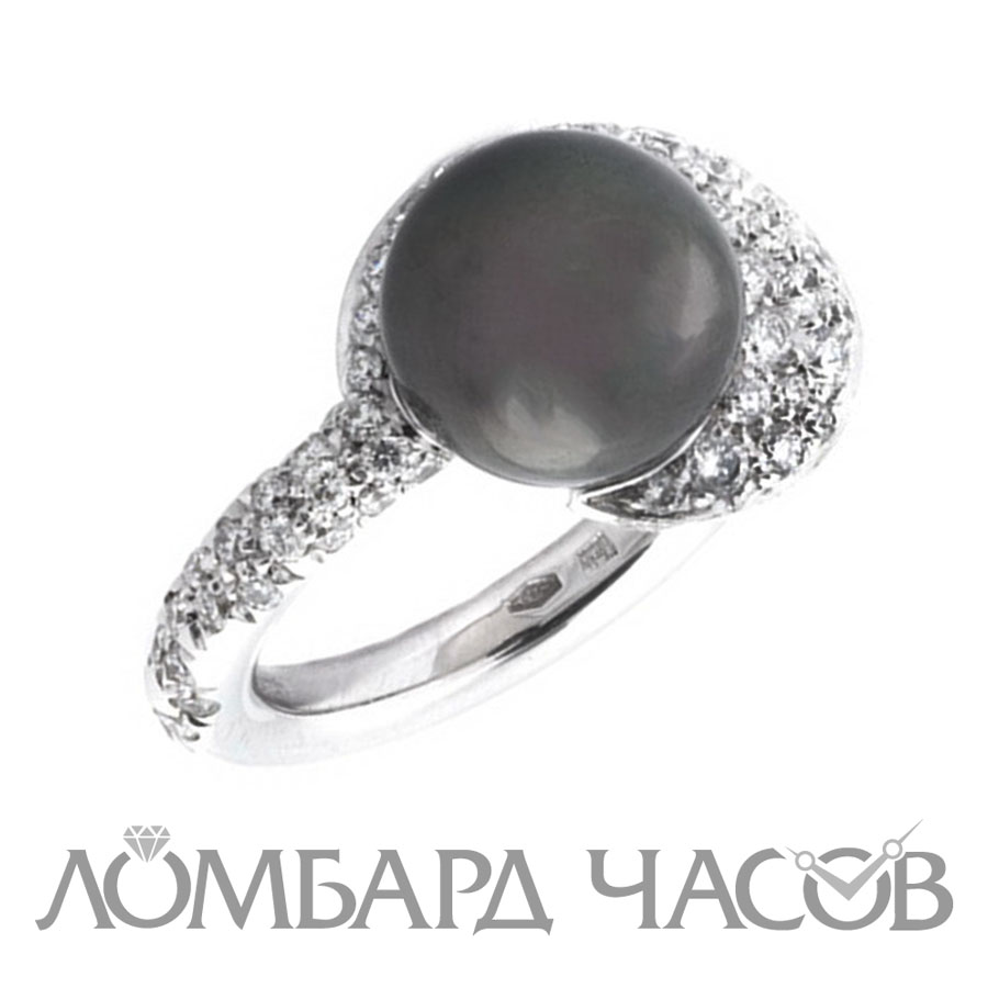 Ювелирное изделие Mikimoto  кольцо 
с жемчугом и бриллиантами
