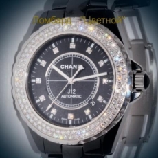 Швейцарские часы Chanel  J12 Full Size Diamond Bezel 42 mm