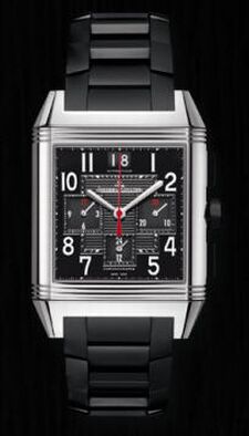 Швейцарские часы Jaeger-LeCoultre  Reverso Squadra Chronograph GMT Black