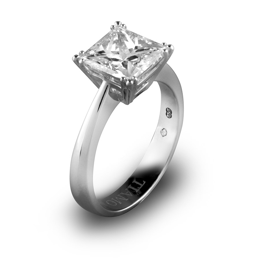 Ювелирное изделие Tiamo  кольцо 
с бриллиантом 3.03ct