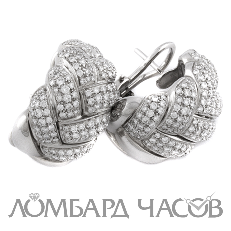 Ювелирное изделие Damiani  
серьги с бриллиантами