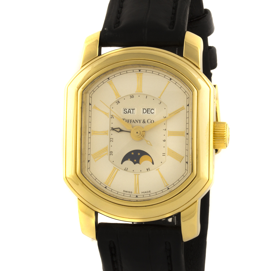 Швейцарские часы Tiffany & Co  Moonphase Triple Date Skeleton Back Watch