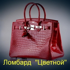 Аксессуар Hermes Сумка Braise Porosus Crocodile 35cm Birkin Bag with Palladium Hardware