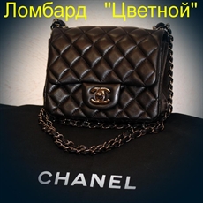 Аксессуар Chanel  2013 Classic Black Mini Lambskin Quilted Leather Flap Bag