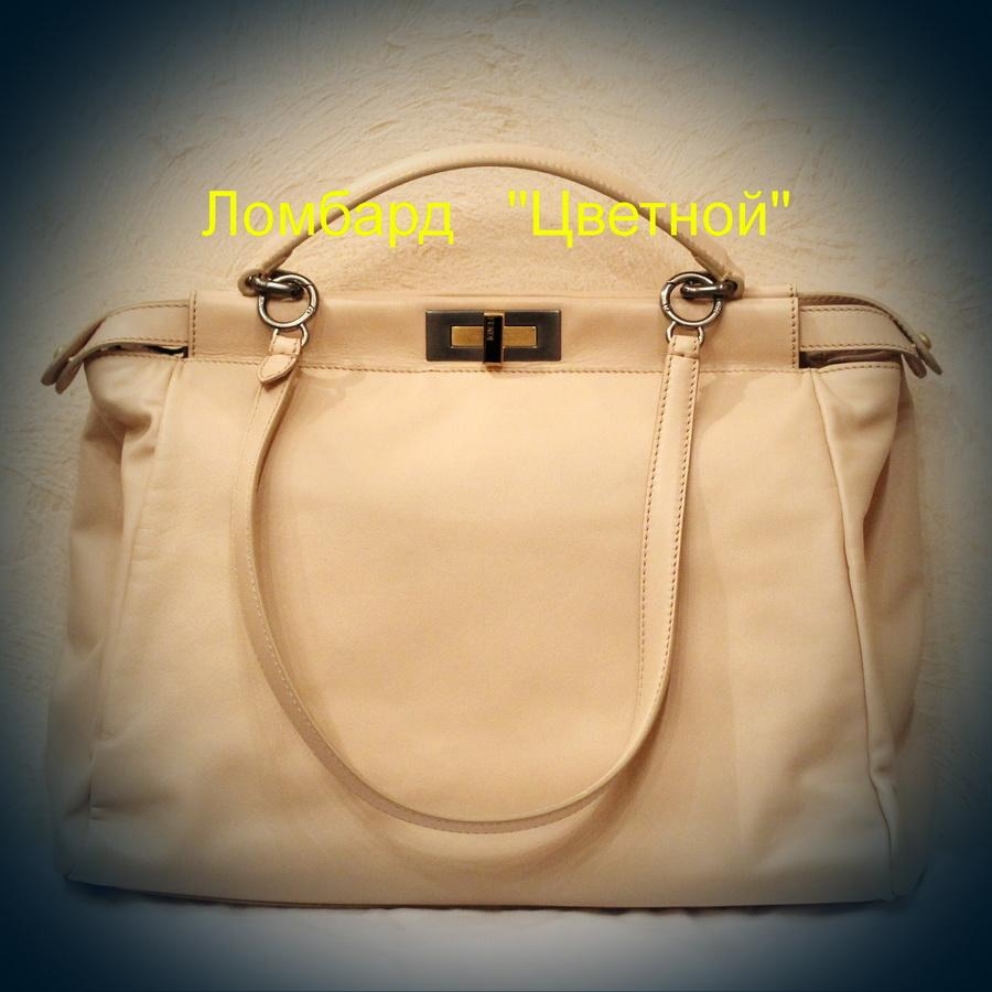 Аксессуар Fendi Сумка Leather Peekabo Handbag