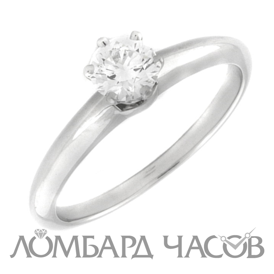 Ювелирное изделие Tiffany & Co  
кольцо из платины с бриллиантом 0,40 ct.