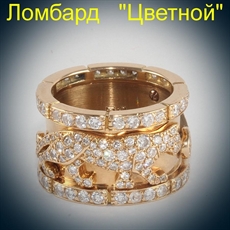 Ювелирное изделие Cartier  кольцо 
с бриллиантами