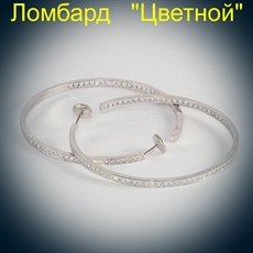 Ювелирное изделие Cartier  серьги с бриллиантами размера XL