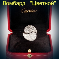 Ювелирное изделие Cartier  
кольцо "Инь-Янь"