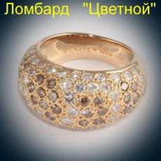 Ювелирное изделие Cartier  кольцо 
с бриллиантами