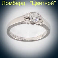 Ювелирное изделие Cartier  "Ballerine" кольцо с бриллиантом 0,37ct Pt950