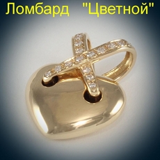 Ювелирное изделие Chaumet  подвеска 
"Сердце" с бриллиантами