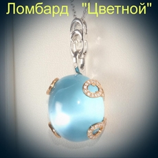 Ювелирное изделие Chimento  подвеска с халцедоном и бриллиантами