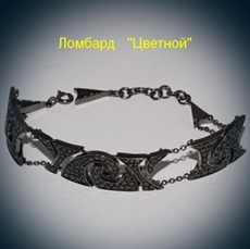 Ювелирное изделие Stefan Hafner  браслет с черными бриллиантами