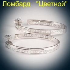 Ювелирное изделие Piaget  серьги 
с бриллиантами