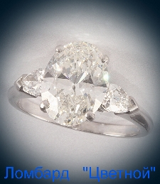 Ювелирное изделие No name Кольцо с бриллиантом 3.01 ct. Pt. 950