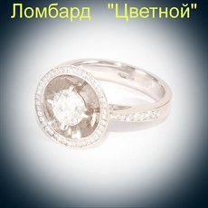 Ювелирное изделие No name Кольцо с бриллиантом 1,01 ct