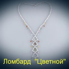 Ювелирное изделие No name Колье с бриллиантами и сапфирами