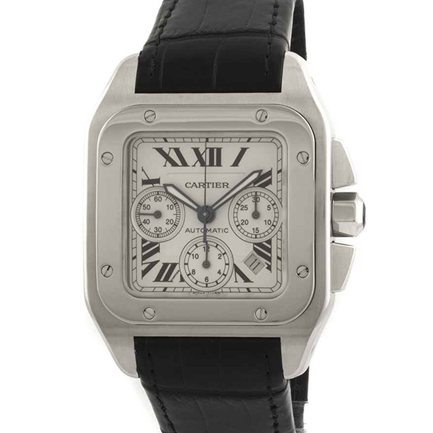 Швейцарские часы Cartier  
Santos 100
