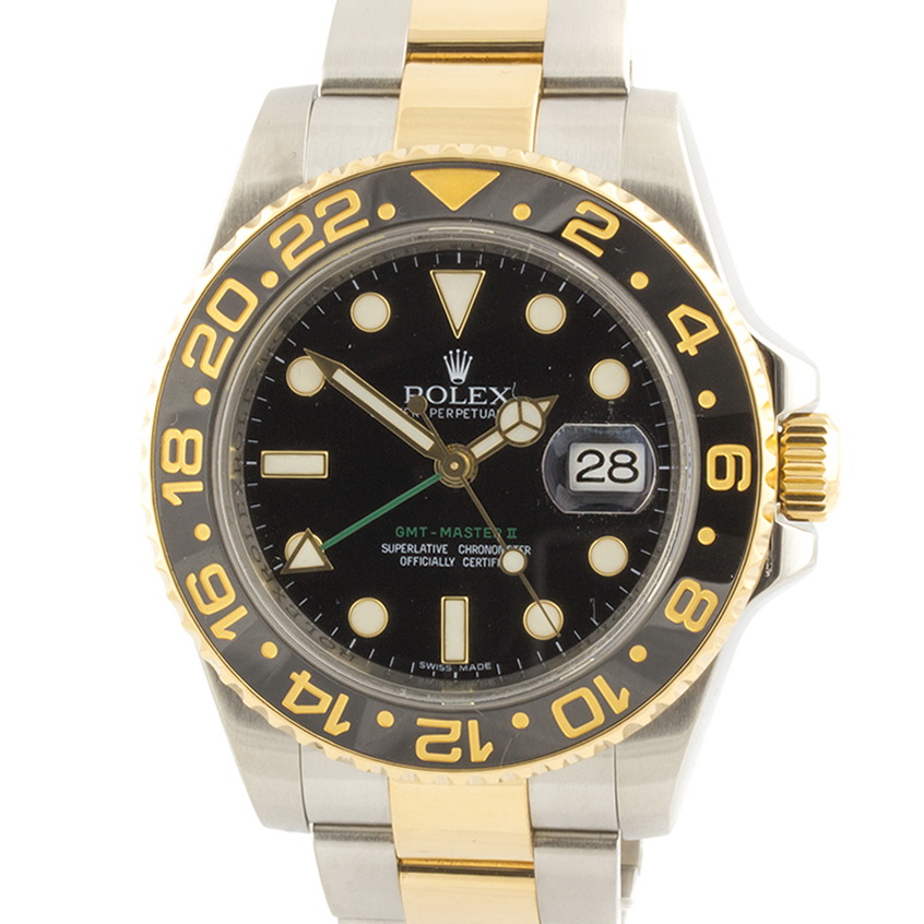 Швейцарские часы Rolex  GMT Master 
2-Tone Ceramic