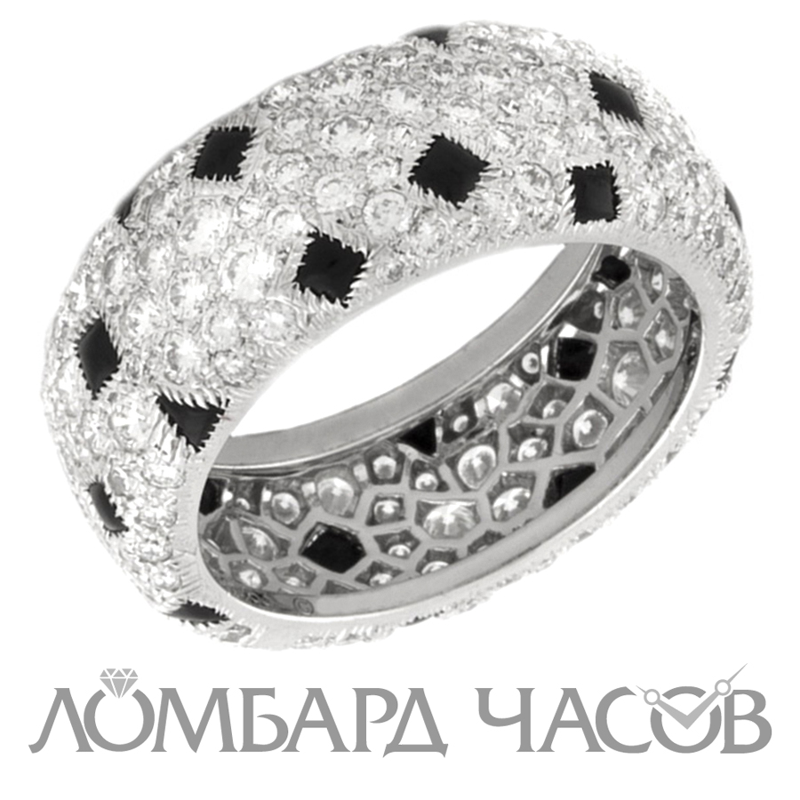 Ювелирное изделие Cartier  
Panthere de Diamond and Onyx Ring