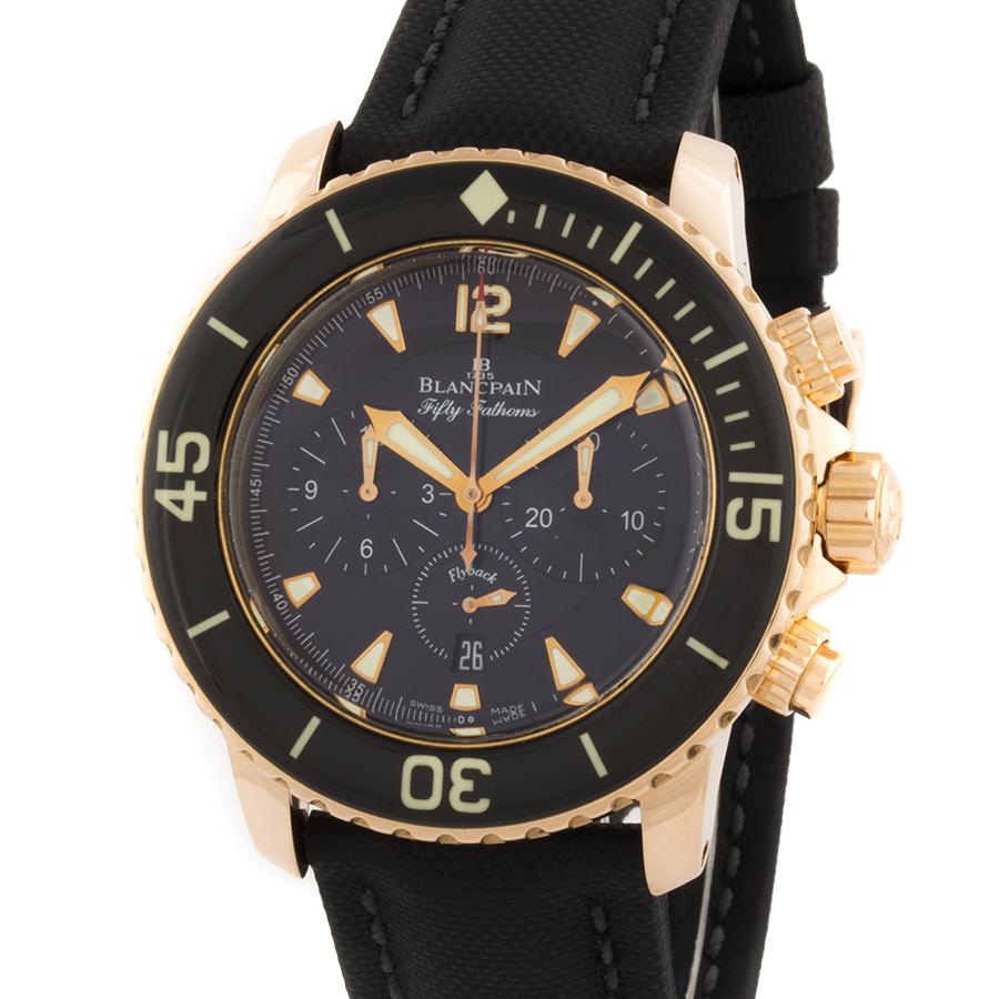 Швейцарские часы Blancpain  Fifty Fathoms Chronograph Rose Gold