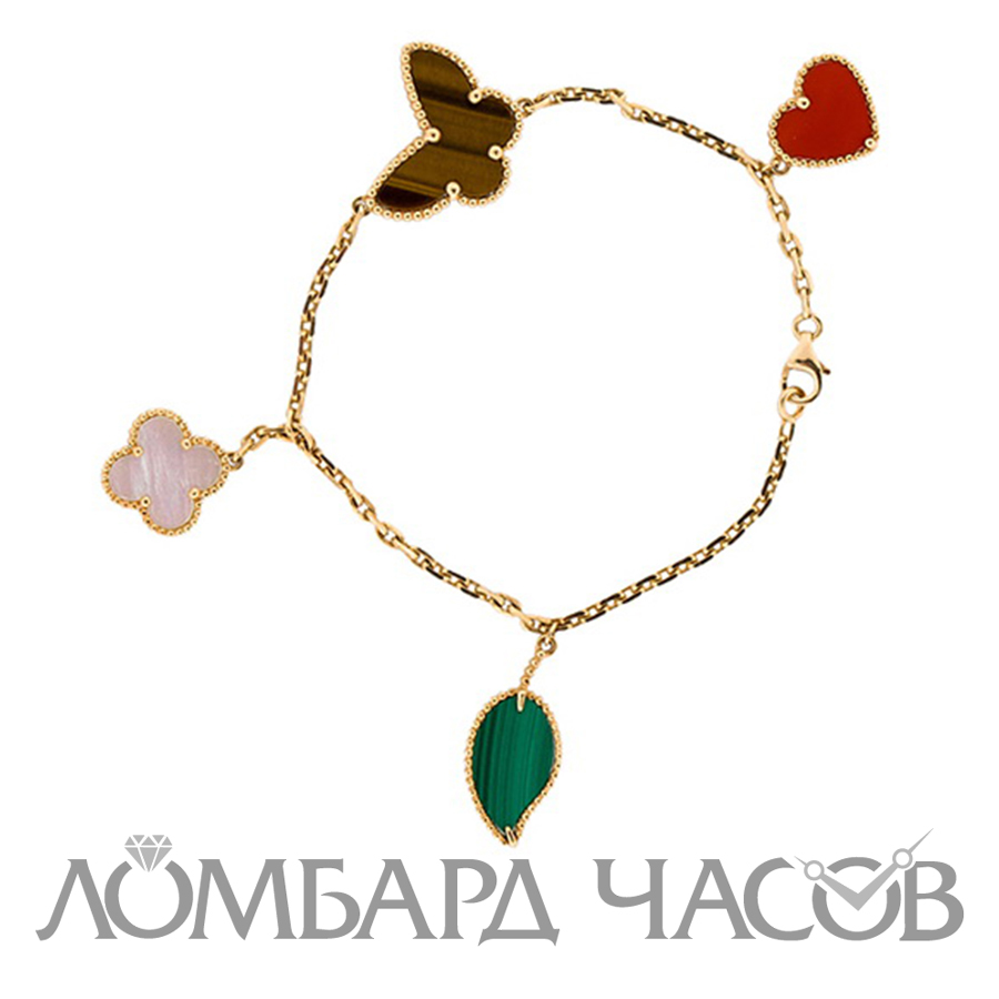 Ювелирное изделие Van Cleef & Arpels  
Lucky Alhambra Bracelet, 4 Motifs