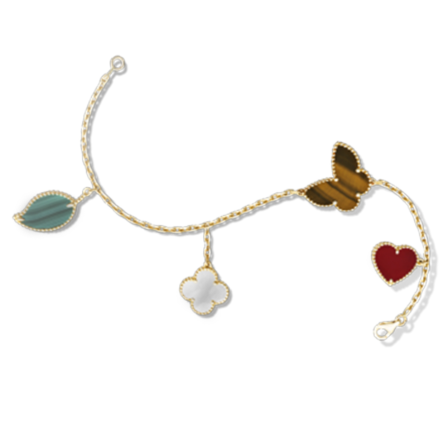 Van Cleef Arpels Lucky Alhambra Bracelet 4 Motifs 4413