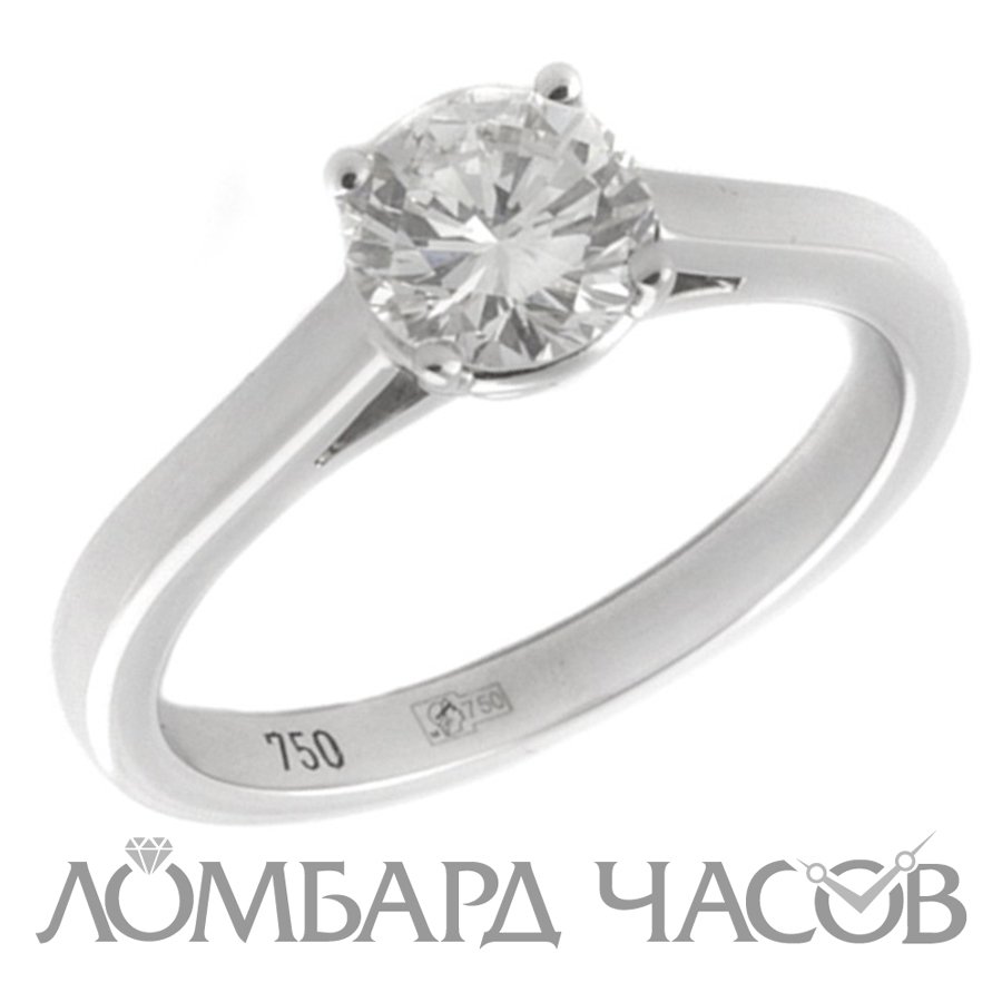 Ювелирное изделие No name Кольцо с бриллиантом 0.92 ct