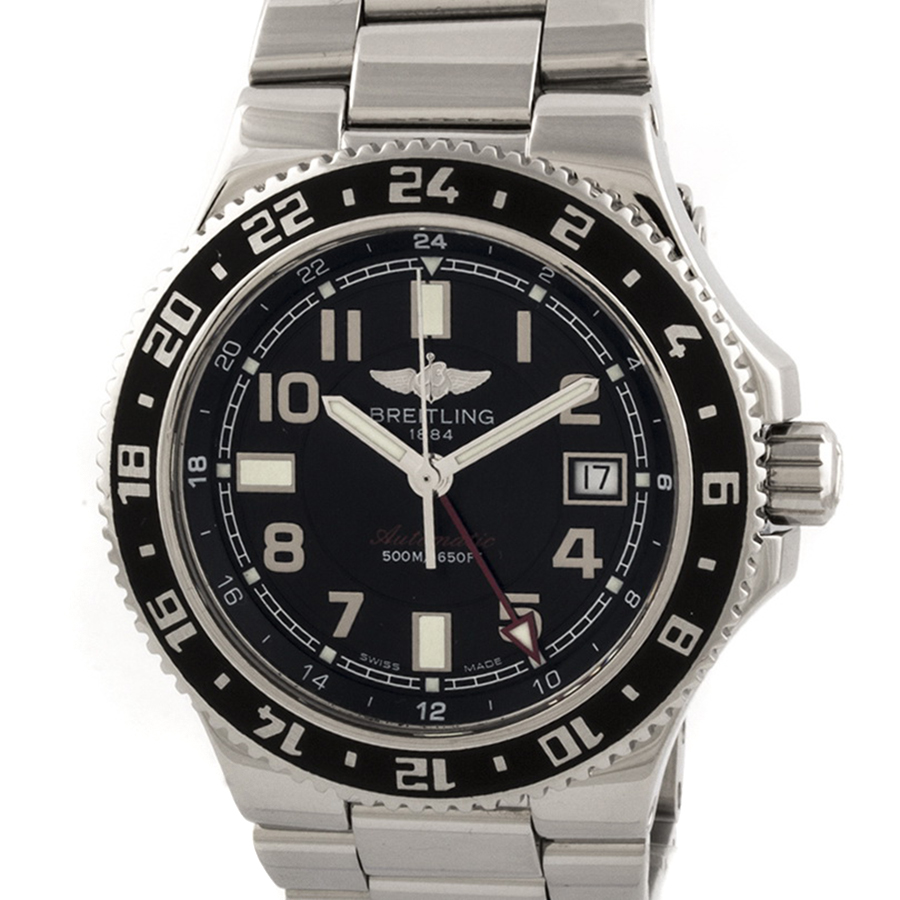 Швейцарские часы Breitling  
SuperOcean GMT