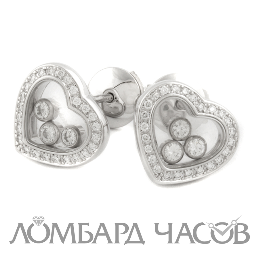Ювелирное изделие Chopard  
серьги Happy Diamonds