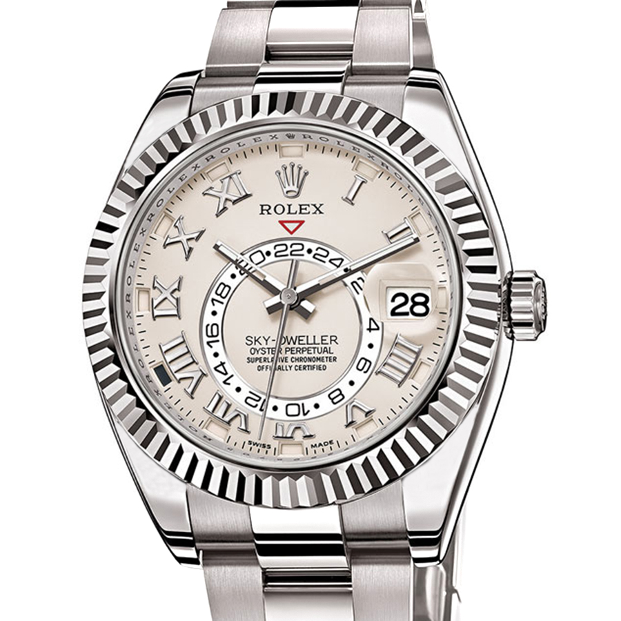 Швейцарские часы Rolex  
Sky-Dweller White Gold